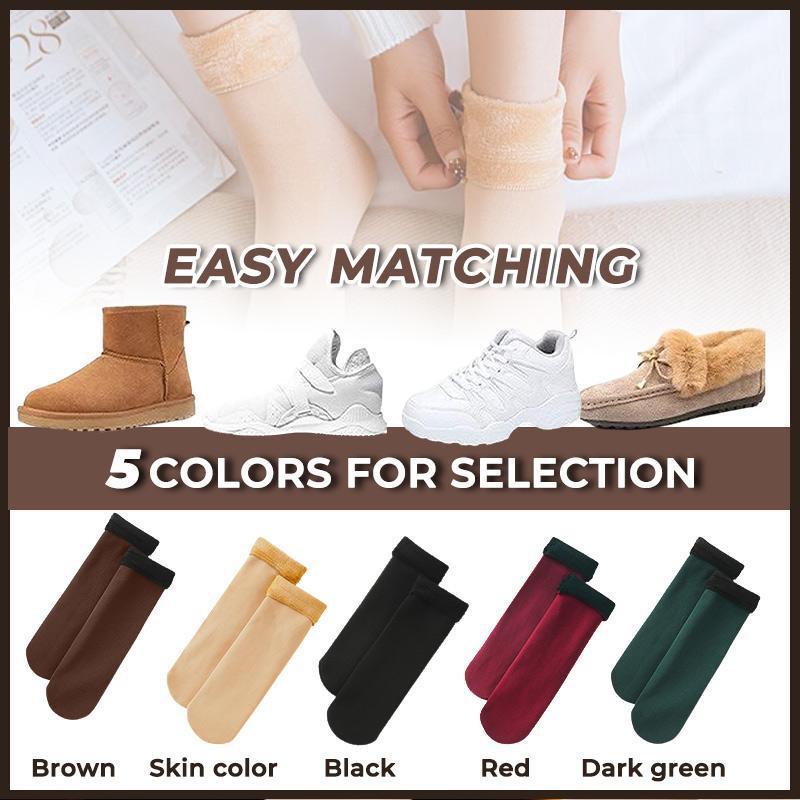 ✨Offer!✨Thickening And Velvet Snow Socks