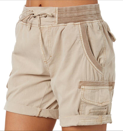 Popular High Waist Women's Cargo Shorts