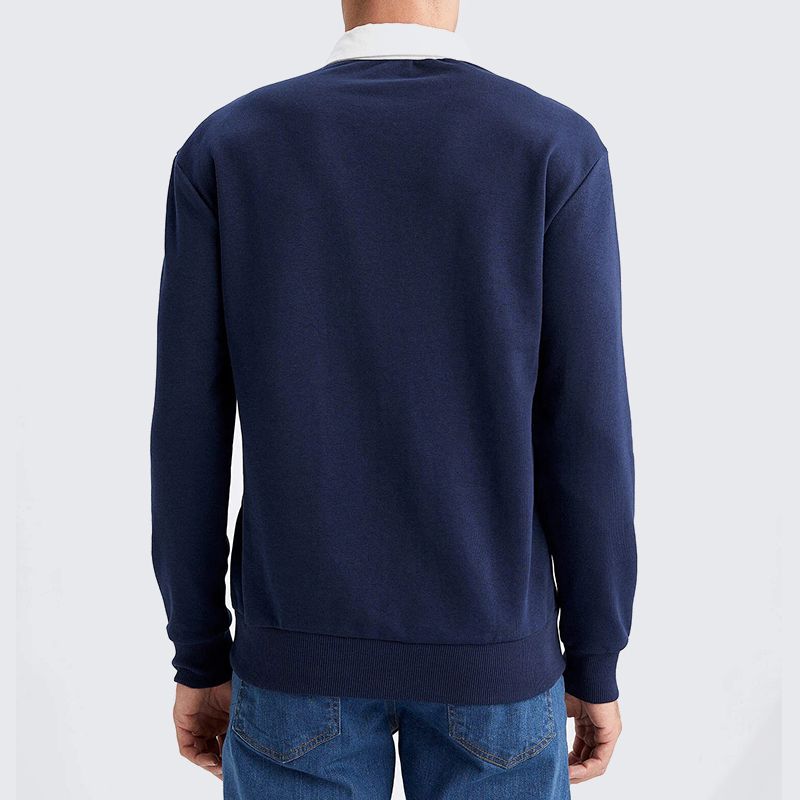 Men's Autumn Casual Long-sleeve Lapel Sweatshirt