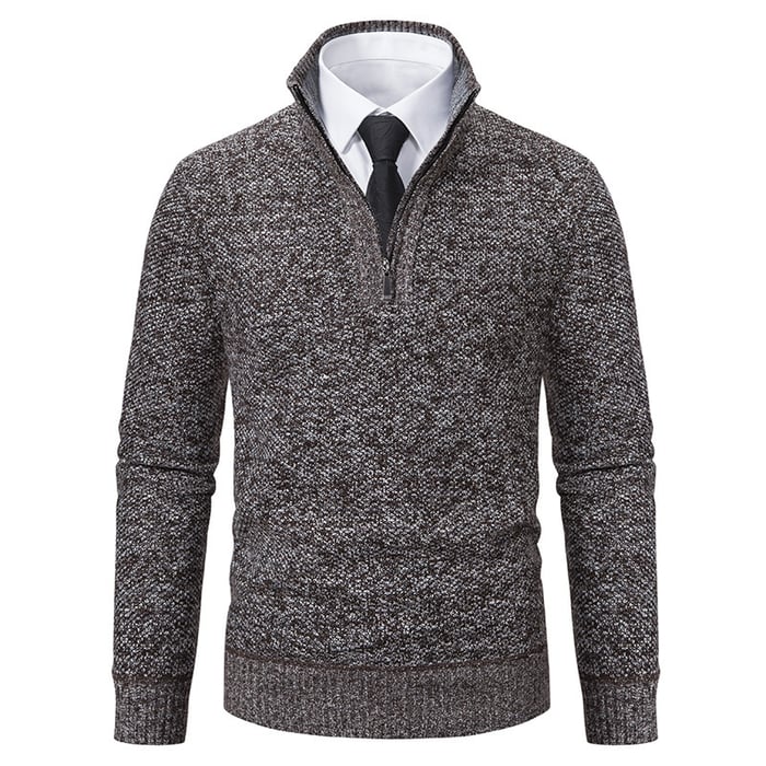 Men's Warm Zip Sweater