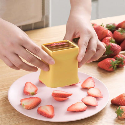 Fruit Egg Stainless Steel Cup Slicer