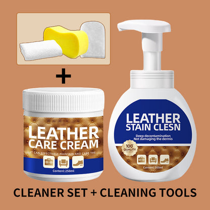 Household Leather Care & Stain Removal Cleaner Set