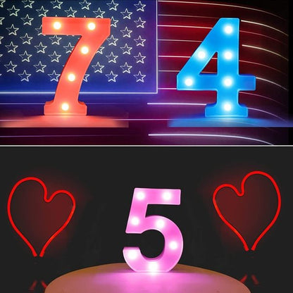 Colorful LED Marquee Letter Lights