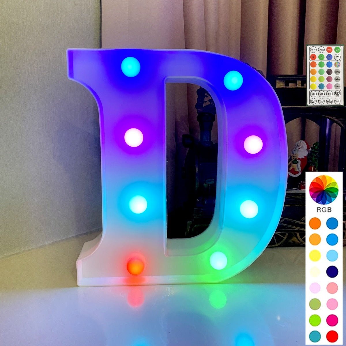 Colorful LED Marquee Letter Lights