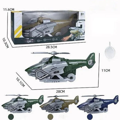 Hot Sale LED Transforming Dinosaur Helicopter Toy