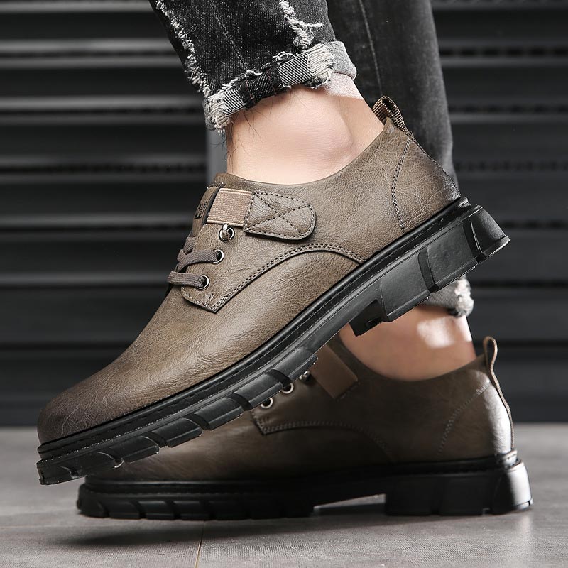 Men’s Vintage Cargo Leather Shoes