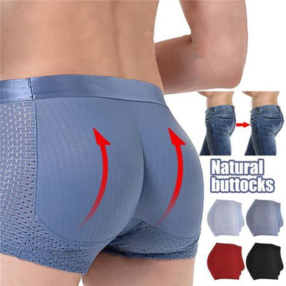 Breathable Antibacterial Boxer Mesh Silk Briefs