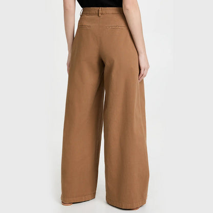 High Waist Casual Pants with Wide Legs