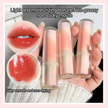 🎊⛄--Ideal Gift For Delicate Women! Water Glow Lipstick Moisturizing Mirror Lipstick