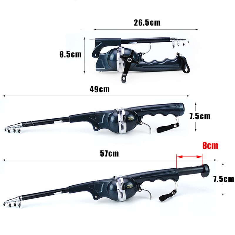 All-in-one Telescopic Fishing Rod Kit