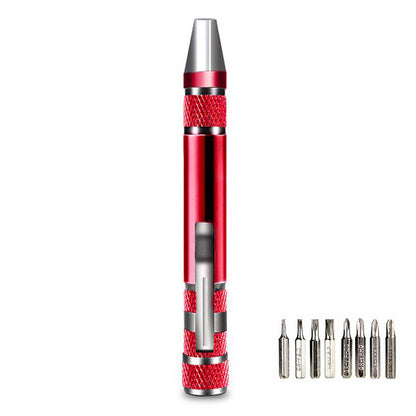 Eight-in-One Pen-style Screwdriver Set