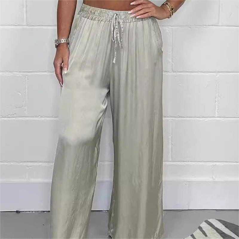 💝Straight Leg Smooth Loose Trousers