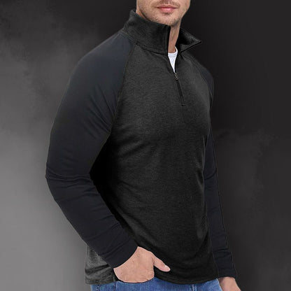 Men's Long-sleeved Turtleneck Sweatshirt