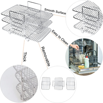 Double Basket Air Fryers Rack