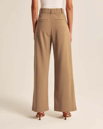 Lightweight Tailored Wide Leg Pants