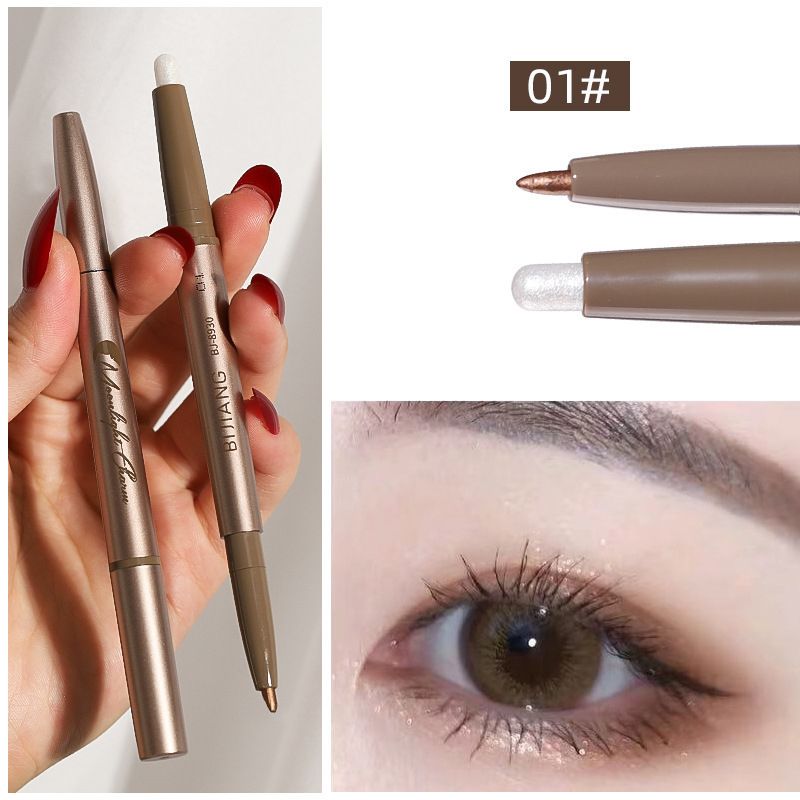 Dual-color Shadow Eyeliner Silkworm Highlighter Pen - Best Gift