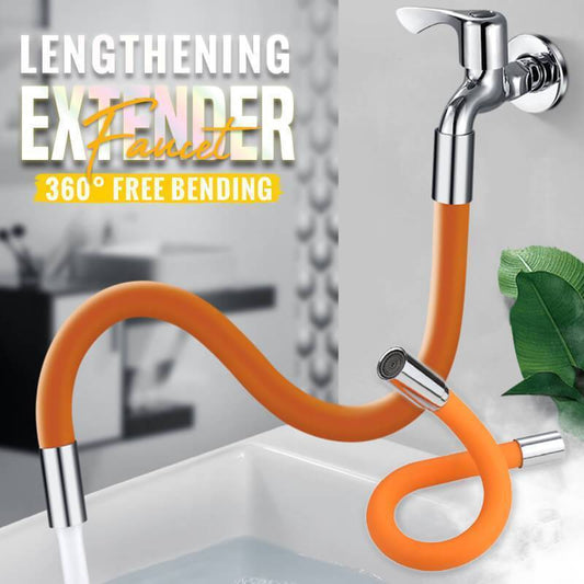 Universal Rotating External Booster Faucet Extender