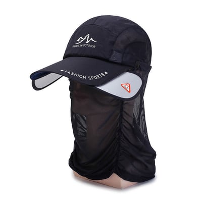 Retractable Brim Outdoor/Fishing/Riding/Climbing Sunblock Hat