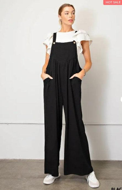 💖Summer Sale💖-Plus Size Leisure Wide-Leg Jumpsuit