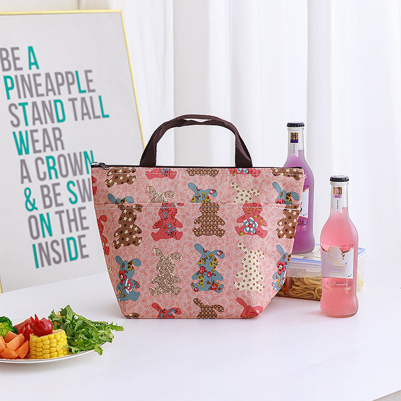 Printed Insulated Lunch Bag for Women