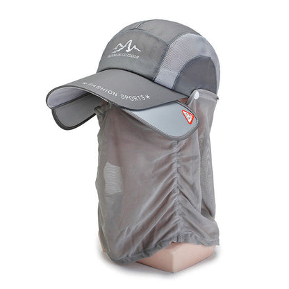 Retractable Brim Outdoor/Fishing/Riding/Climbing Sunblock Hat