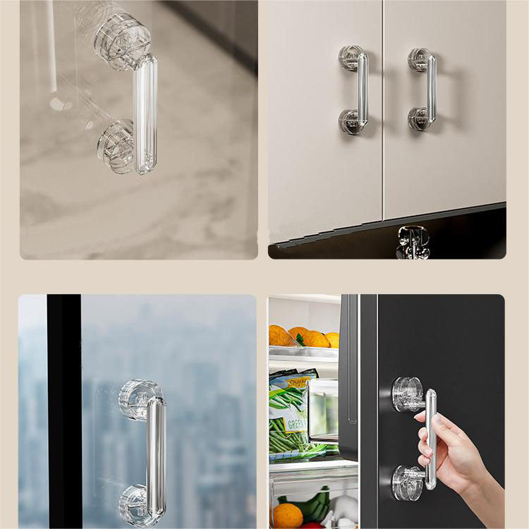 Powerful Suction Cup Glass Mirror Door Handle