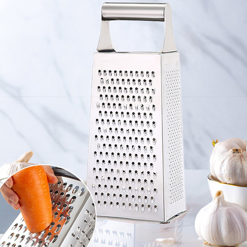 4-Sided Blades Stainless Steel Cheese & Vegetable Grater