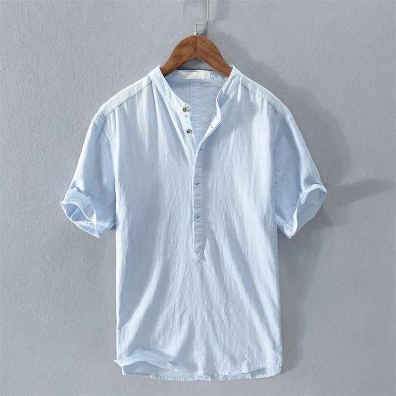 🔥 Men's New Linen Casual Short Sleeve Shirt-BUY 2 FREE SHIPPING