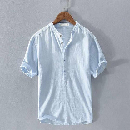 🔥 Men's New Linen Casual Short Sleeve Shirt-BUY 2 FREE SHIPPING