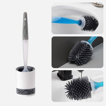 [Practical Gift] Toilet Brush With Dispenser Holder