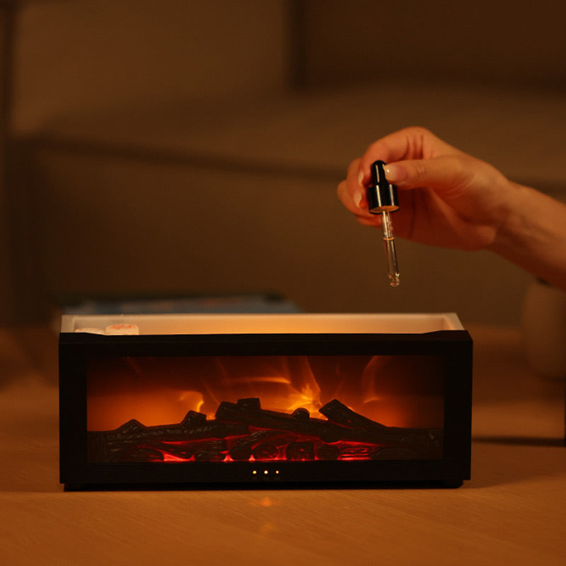 Fireplace Flame Diffuser Humidifier with Remote