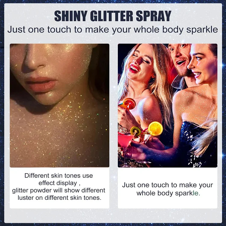 Hot Sale✨ Waterproof Glitter Spray Stage Party Hair & Costumes