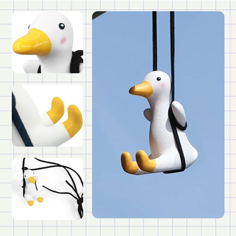 Kawaii Swing Duck Ornament