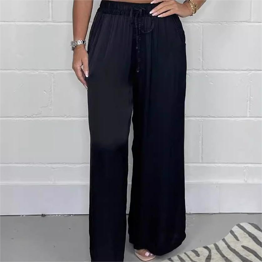 💝Straight Leg Smooth Loose Trousers