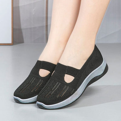 Women's Woven Orthopedic Breathable Soft Sole Shoes