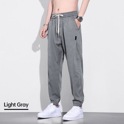 Men’s Elastic Drawstring Breathable Casual Joggers