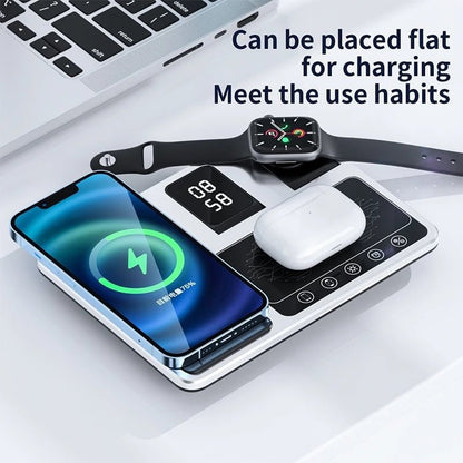 New Generation Fast Smart Touch 4 in 1 Wireless Charger for iPhone, Apple Watch and AirPods