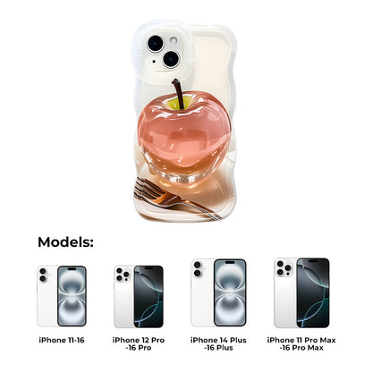 🍏📱Transparent Phone Case for iPhone