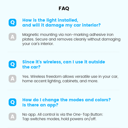 ✨【Car Interior Roof Light - Magnetic Multi-Mode Rechargeable】✨