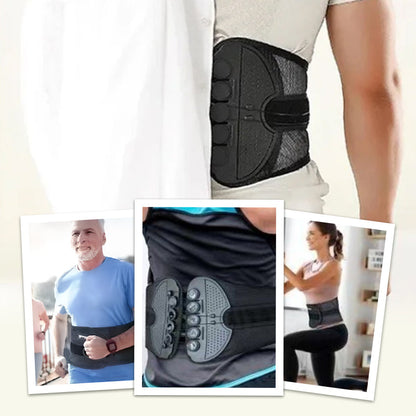 🔥Adjustable Double Pulley Breathable Lumbar Support Shaping Waist Belt