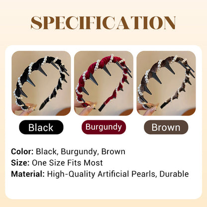 🔥Buy 1 Get 2 Free🔥Vintage High Cranium Artificial Pearl Hairband