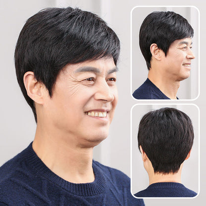 [Best Gift For Him] Natural And Realistic Full Wig For Men