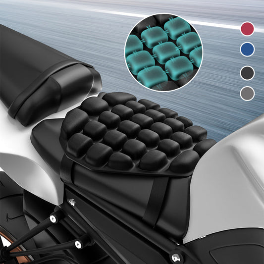 Pressure-reducing Shock-absorbing Breathable Motorbike Seat Cushion