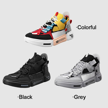 Color blocking streetwear sneaker for couple