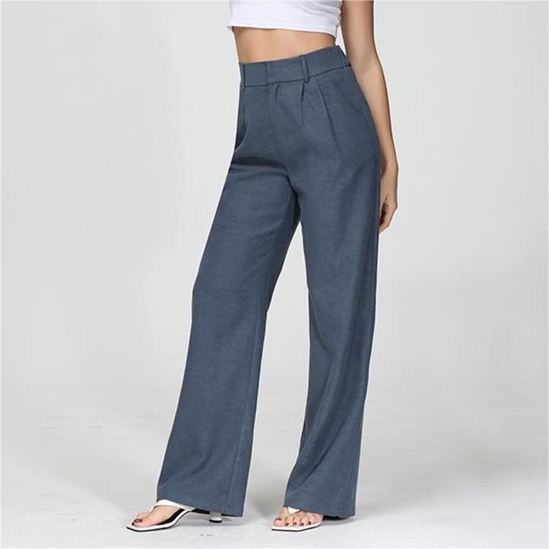 High Waist Tailored Wide Leg Pants