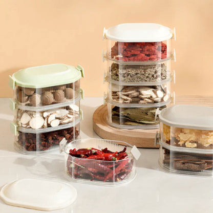 Multilayer Seasoning Storage Box