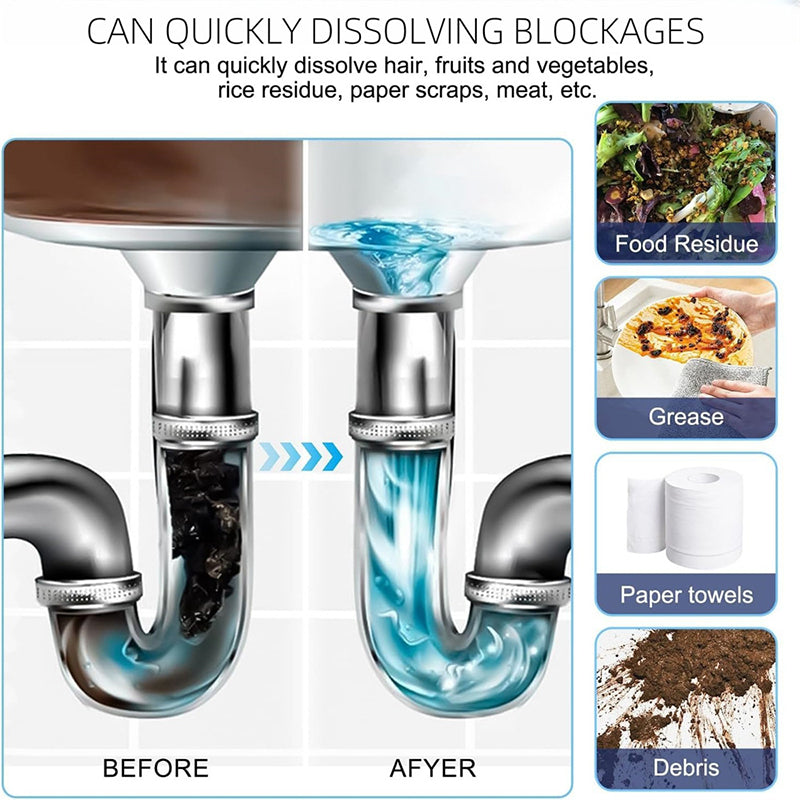 Multi-Use Powerful Anti-Clog Drain Cleaner