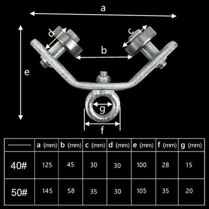 Heavy-duty Pulley Angle Iron