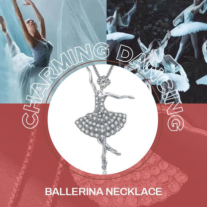 Ballerina Girl Pendant Necklace