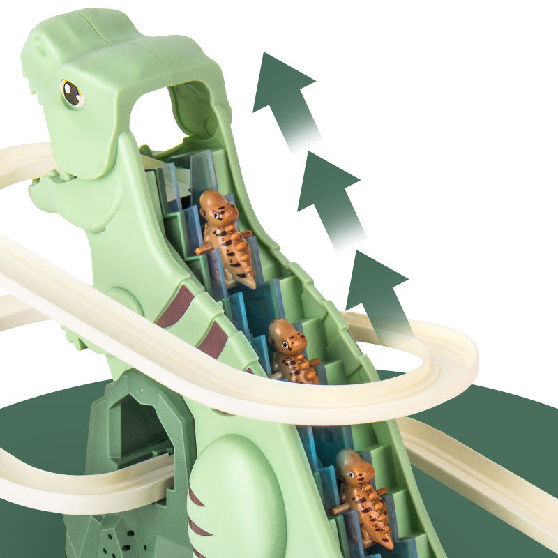 🎅Xmas Sales 🎄Electric Dinosaur Chase Race Track Playset